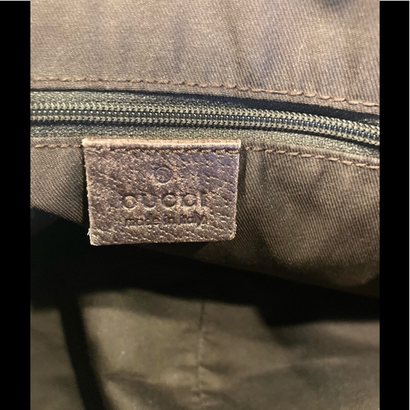 GREAT CONDITION! Authentic Gucci Abbey GG Monogram Shoulder Bag Tote  #4.1v - Picture 11 of 16